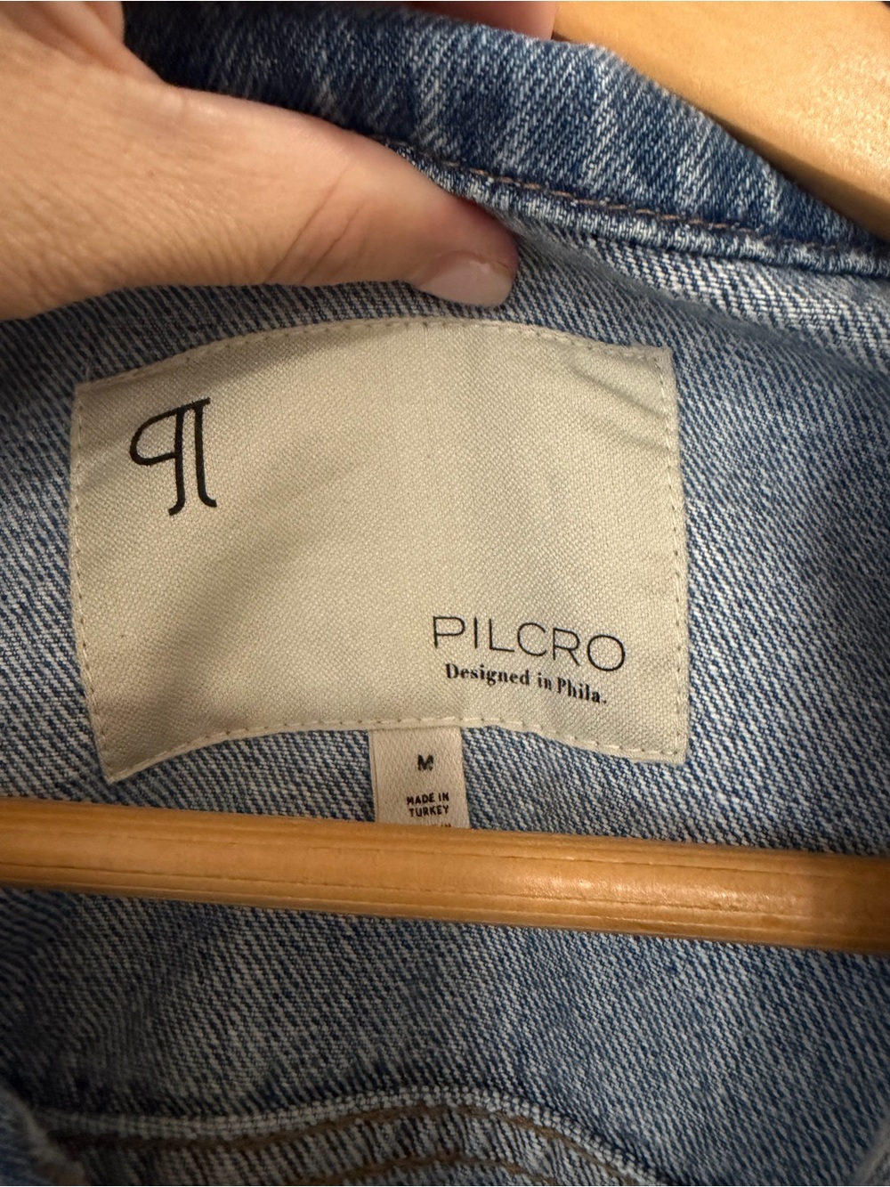 Pilcro Weston Denim Boyfriend Jacket - Size M - Picture 6 of 9